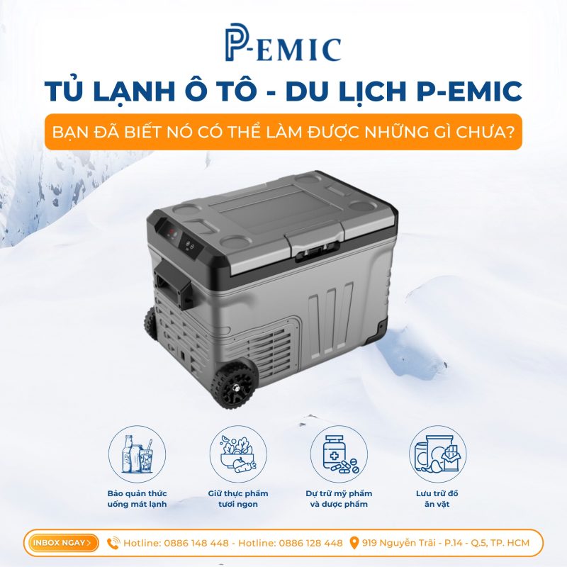 Hướng Dẫn Vệ Sinh Tủ Lạnh Xe Hơi P-Emic P-ZBD35: Đảm Bảo Hiệu Suất và Sạch Sẽ 1 7E0C1C72 B1B6 4286 8961 DCFA4AB02DAE
