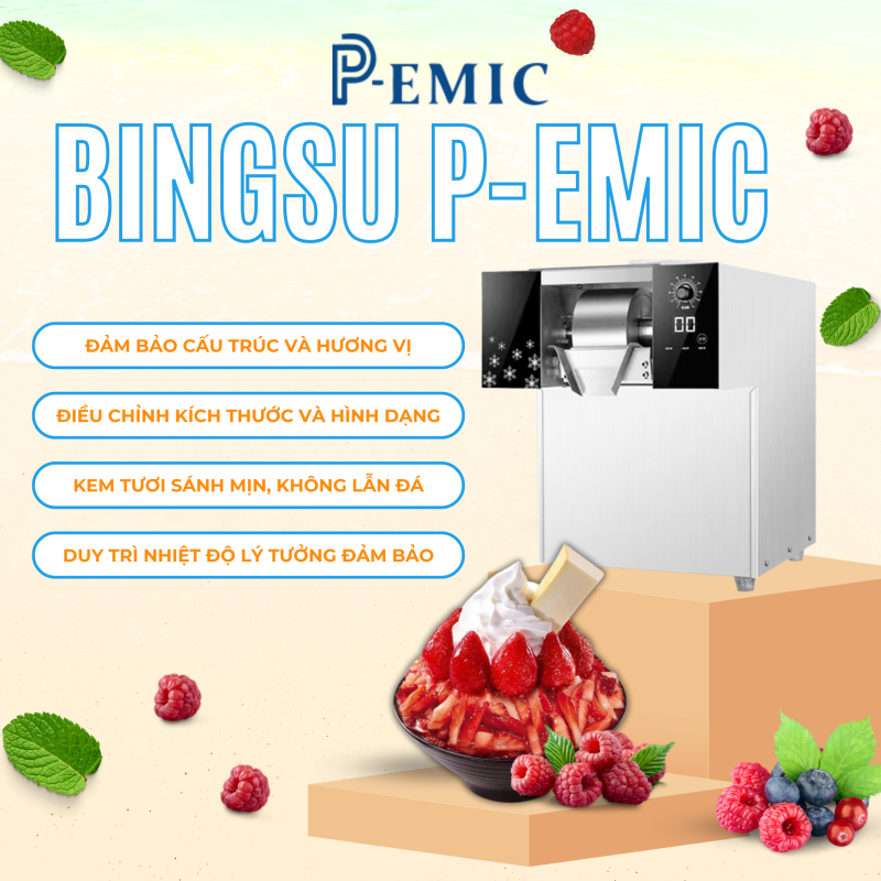 Máy làm kem tuyết Bingsu P-EMIC: Mang làn gió Hàn Quốc đến với thực đơn của bạn 1 A568B6EF CC39 42D7 8D83 231A7499710D