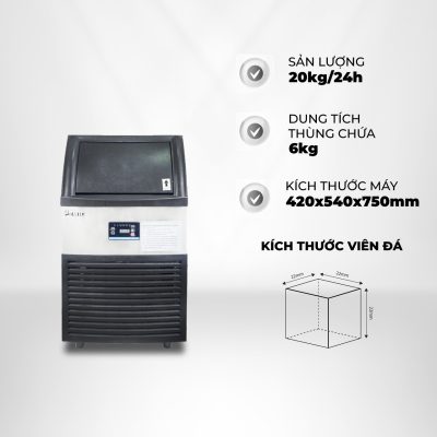 Máy làm đá 20kg - PD-20 2 PD 20