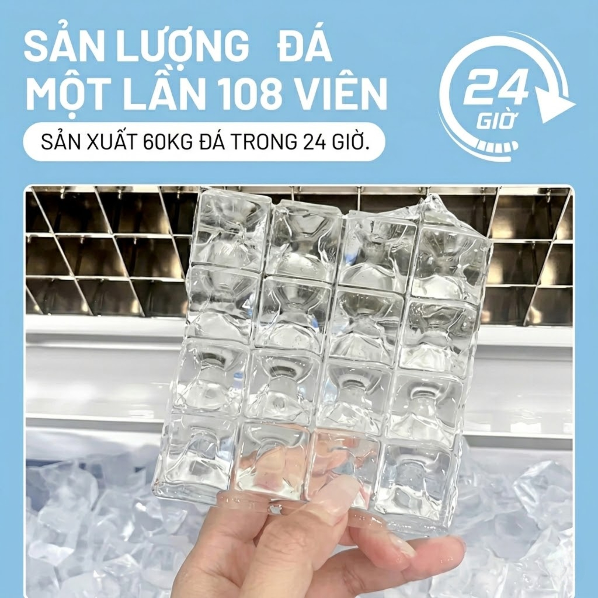 Máy Làm Đá XJ-210A 2 Máy Làm Đá XJ-210A - Ảnh 2