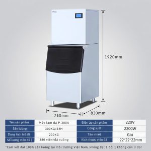 Máy làm đá 300kg - P-300A 9 máy làm đá