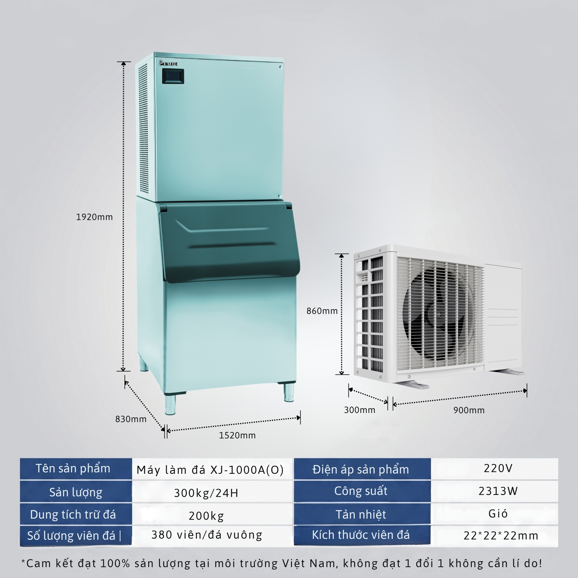 Máy Làm Đá XJ-1000A(O) 6 Máy Làm Đá XJ-1000A(O) - Ảnh 6