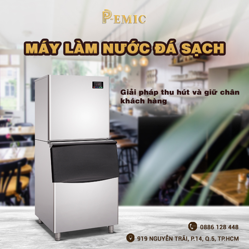 Máy làm đá sạch – Giải pháp thu hút và giữ chân khách hàng 1 máy làm đá