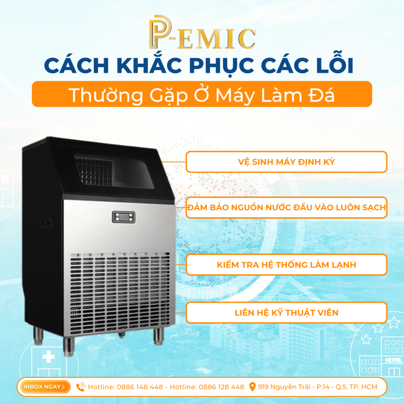 Cách Khắc Phục Các Lỗi Thường Gặp Ở Máy Làm Đá – Hướng Dẫn Chi Tiết Giúp Máy Hoạt Động Bền Bỉ 1 máy làm đá