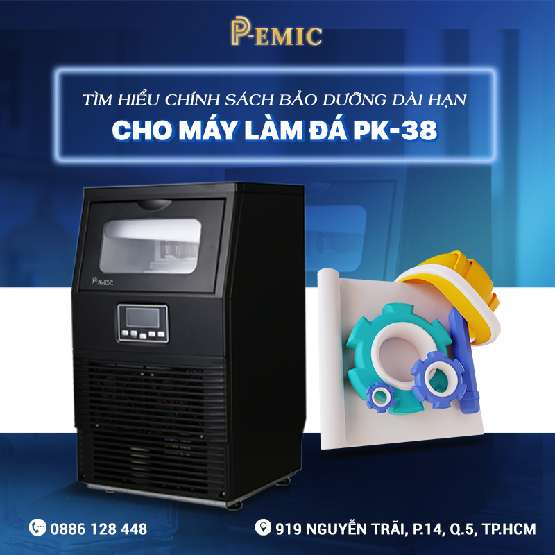 Tìm hiểu chính sách bảo dưỡng máy làm đá PK-38 1 bảo dưỡng máy làm đá