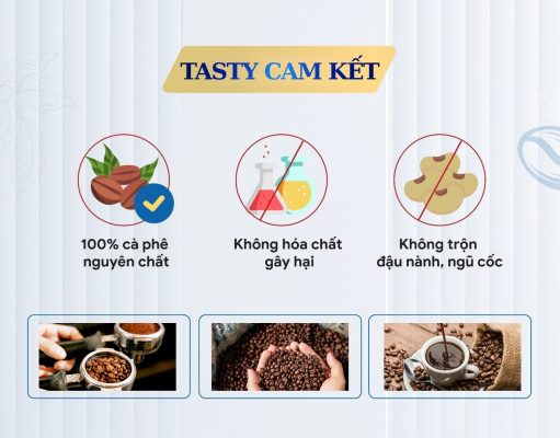 Cà phê hạt Tasty 4 TASTY CAM KET