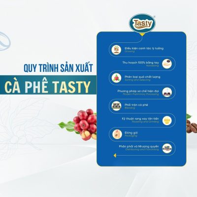 Cà phê hạt Tasty 5 TASTY QUY TRINH