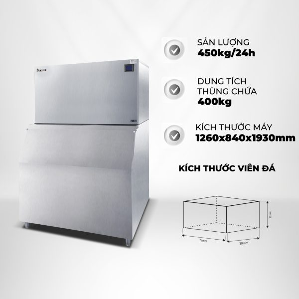 Máy làm đá chữ nhật là gì? Ứng dụng trong ngành F&B 2 image 15