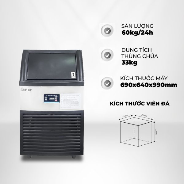 Review máy làm đá PD-60: Phù hợp cho quán trà sữa nhỏ 2 image 16
