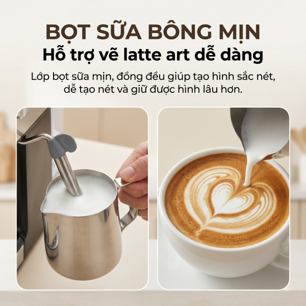 Vòi hơi tạo bọt sữa KFJ6866