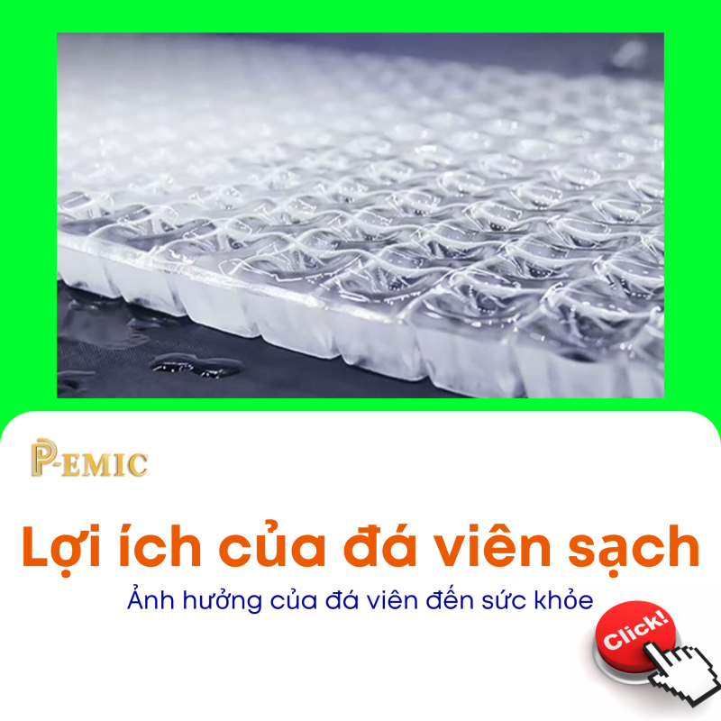 đá viên sạch