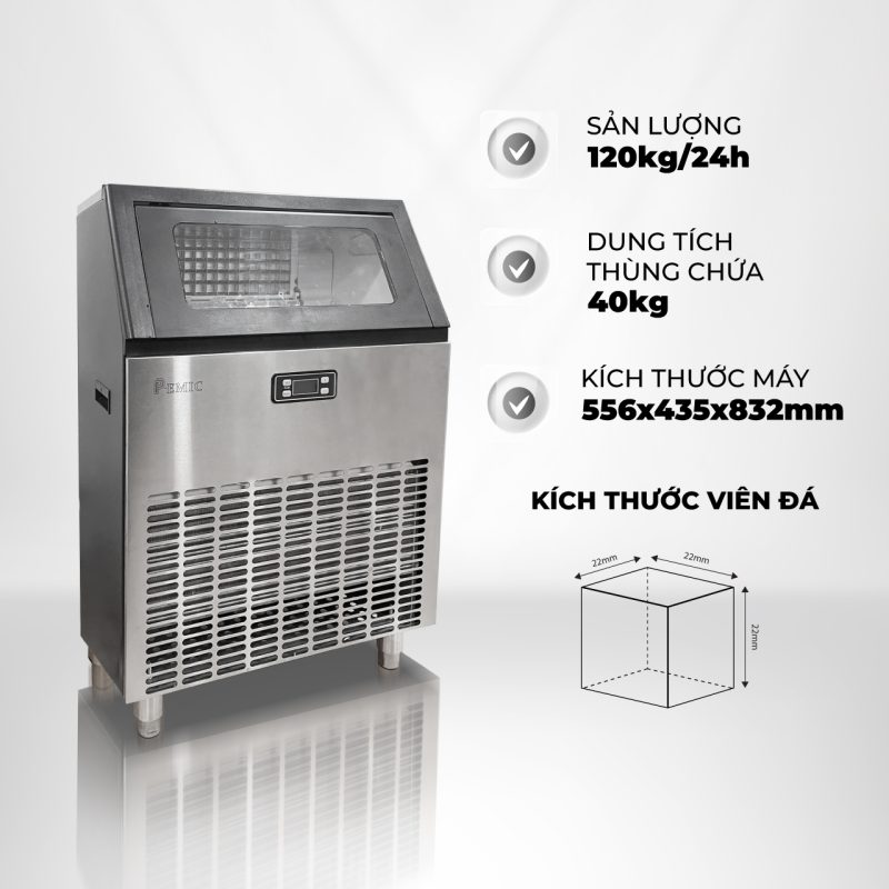 Máy làm đá PK-90 – Lựa chọn tiết kiệm, hiệu quả cho quán cà phê nhỏ 2 PK90.H1