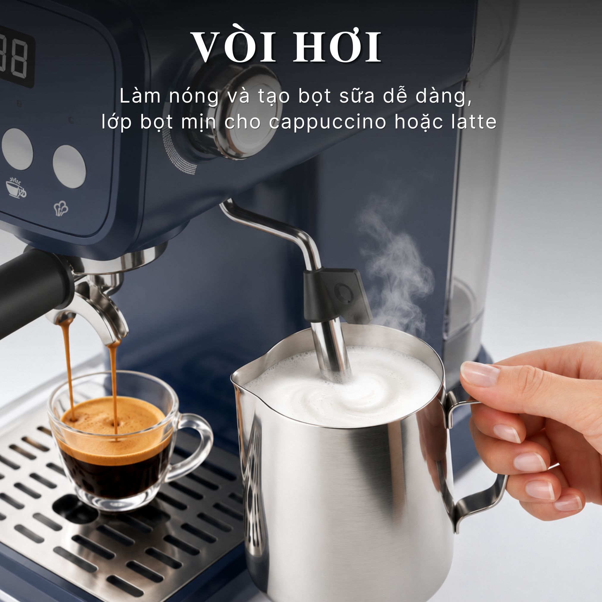 Máy pha cà phê bán tự động JY0110 4 Máy pha cà phê bán tự động JY0110 - Ảnh 4