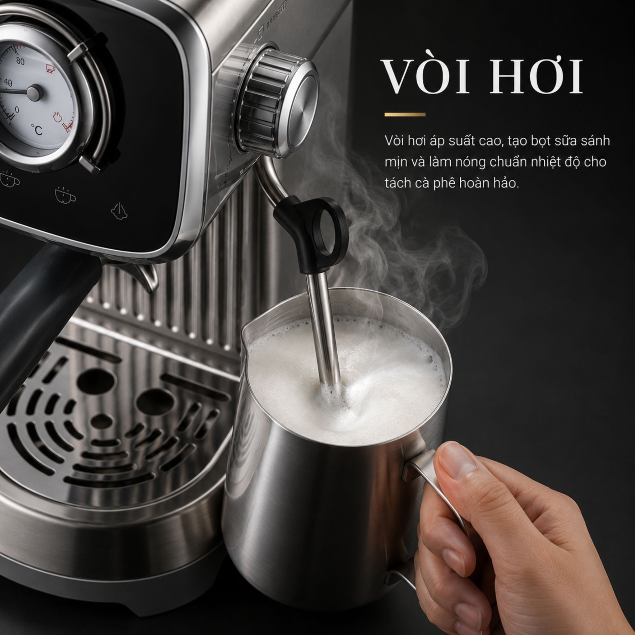 Máy pha cà phê bán tự động KFJ8818 5 Máy pha cà phê bán tự động KFJ8818 - Ảnh 5