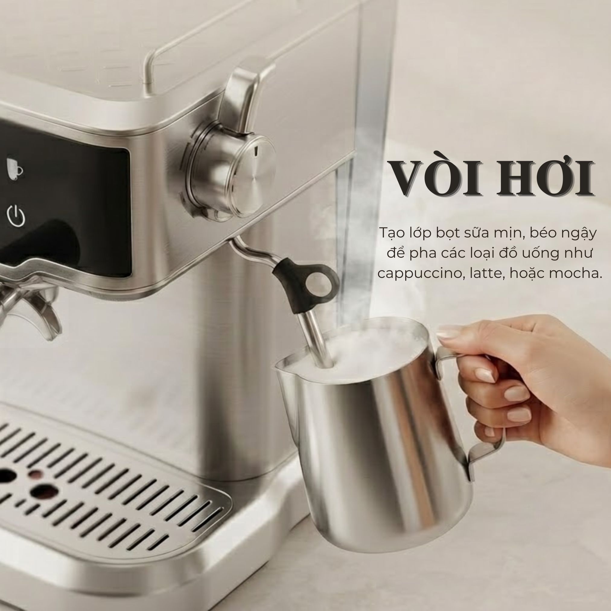 Máy pha cà phê bán tự động KFJ9820 4 Máy pha cà phê bán tự động KFJ9820 - Ảnh 4