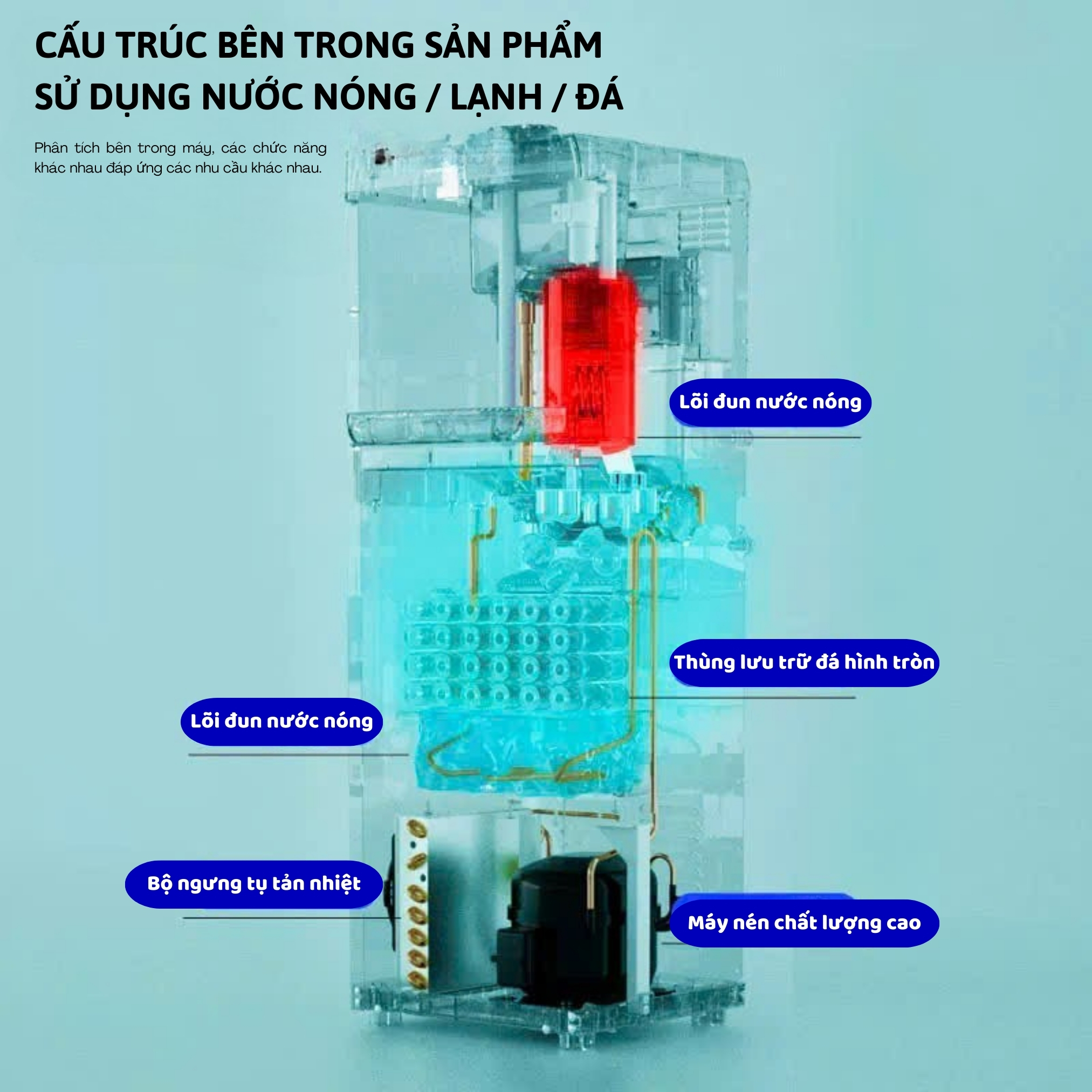 Máy làm đá 15kg - PK-15YLR 8 Máy làm đá 15kg - PK-15YLR - Ảnh 8