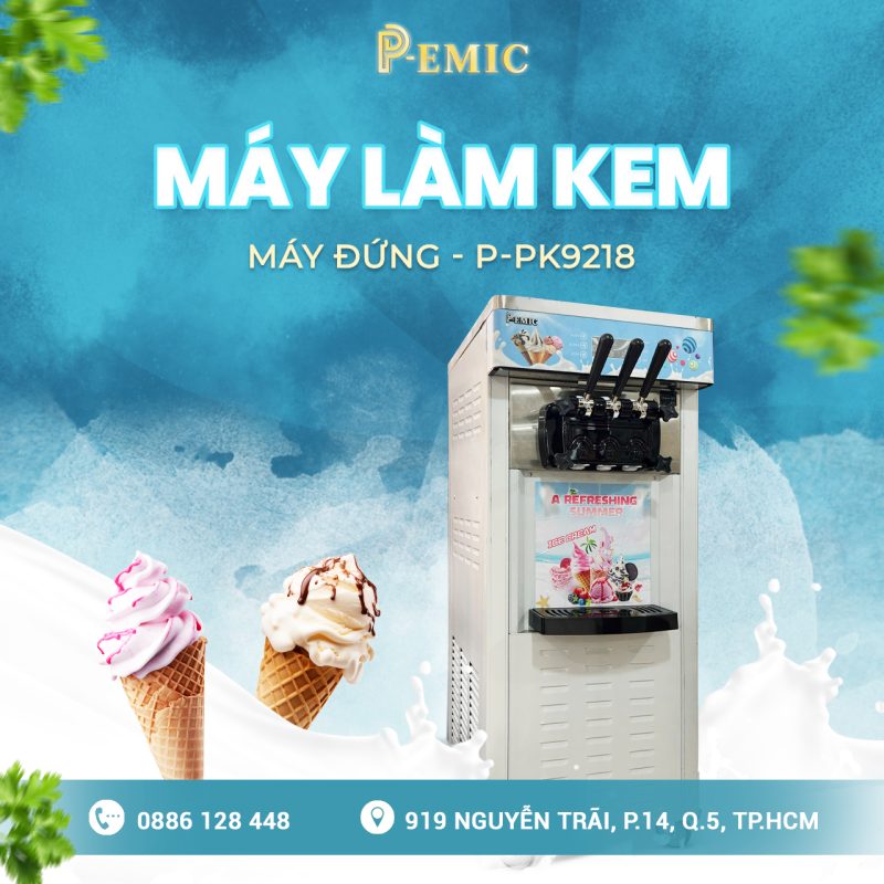 So sánh các dòng máy làm kem P-EMIC theo tầm giá: Tìm lựa chọn phù hợp túi tiền 4 máy làm kem
