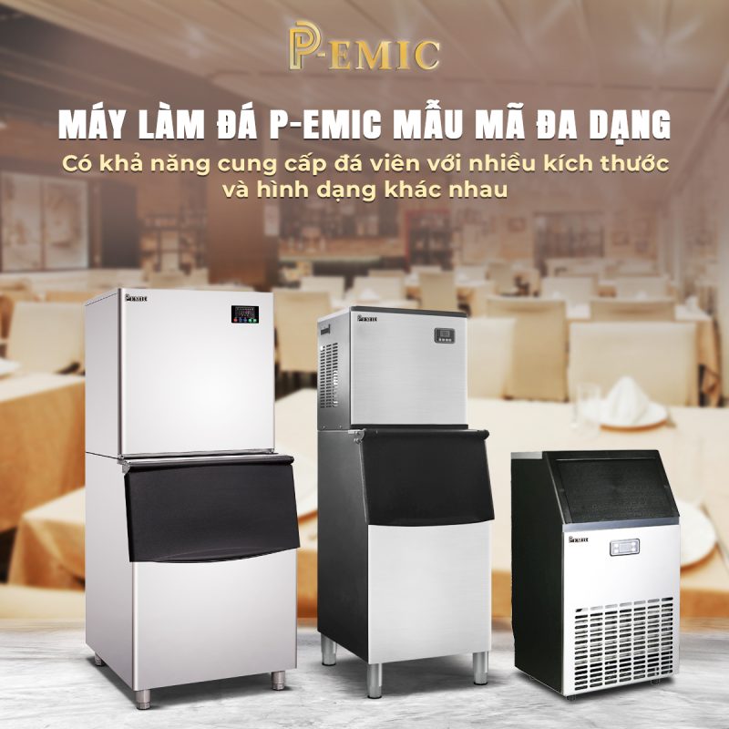 Máy làm đá P-EMIC – Cam Kết Sản Lượng, Chuẩn Chất Lượng Châu Âu! 3 P300PK160PK65