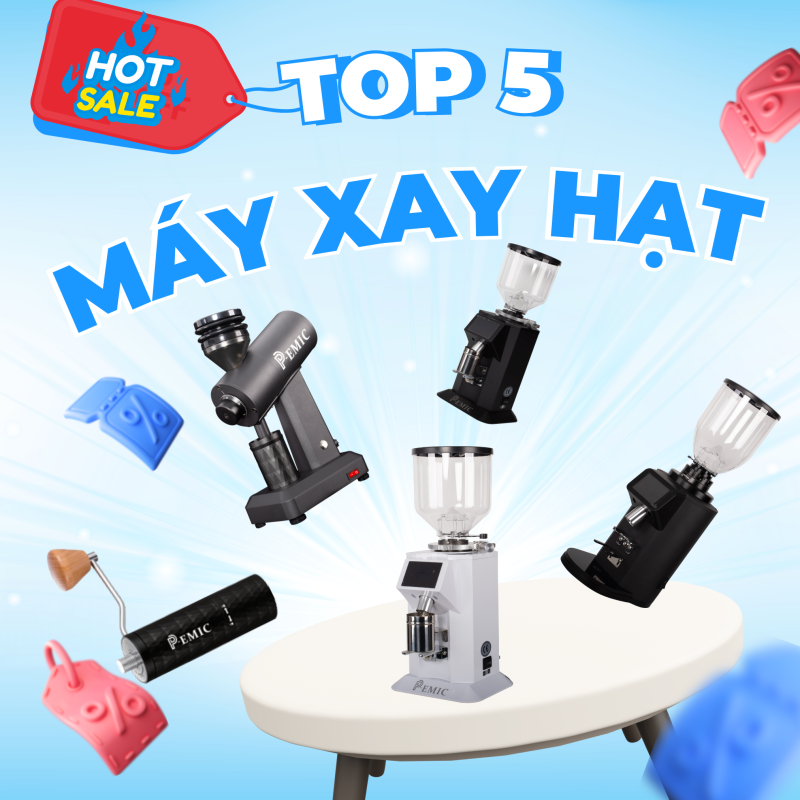 Top 5 máy xay hạt cà phê chất lượng tại P-EMIC – Lựa chọn tối ưu cho mọi nhu cầu từ gia đình đến chuyên nghiệp 1 máy xay hạt
