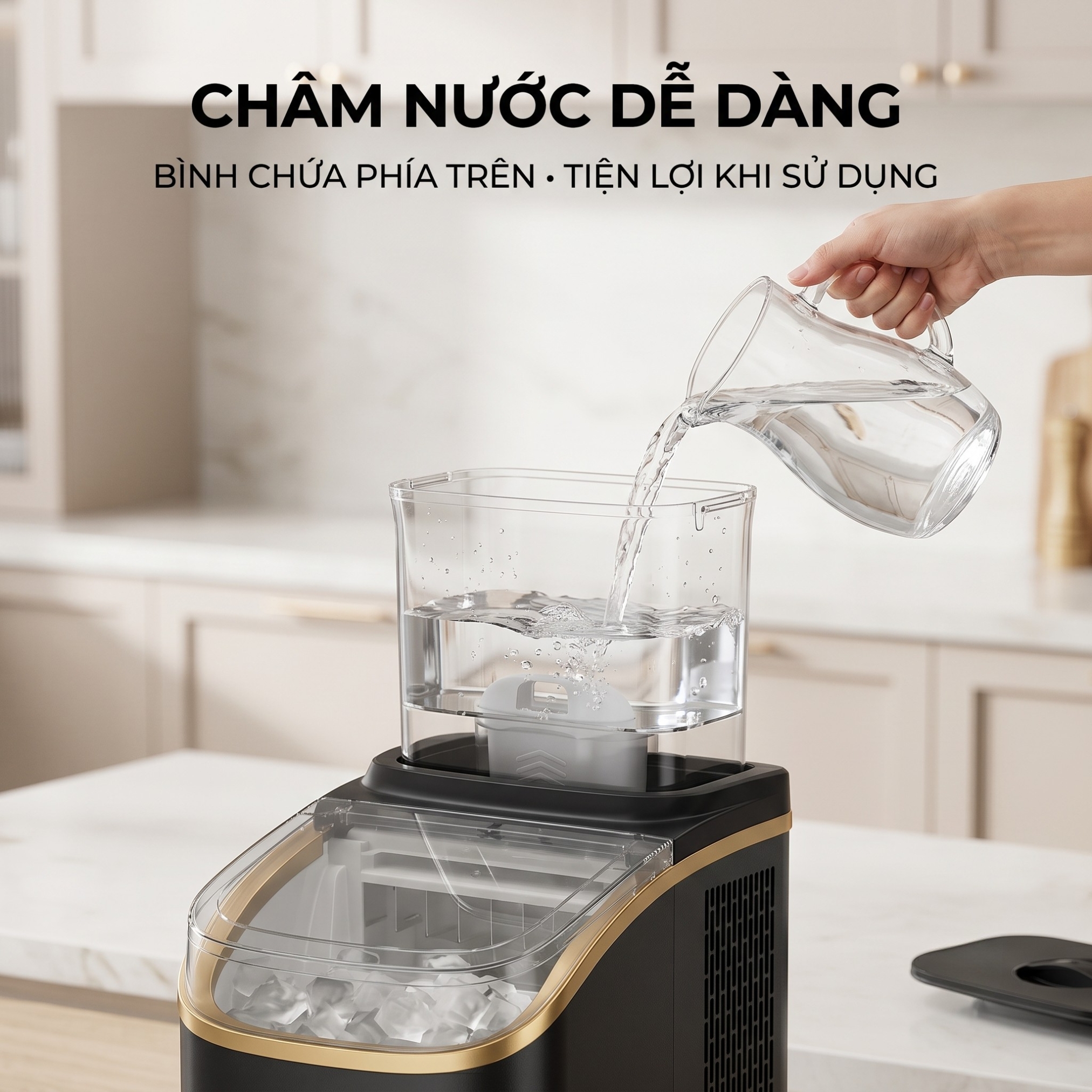 Máy làm đá mini 12kg - PK-15AF 5 Máy làm đá mini 12kg - PK-15AF - Ảnh 5