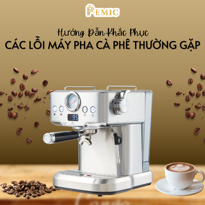 Từ hạt cà phê đến tách Espresso hoàn hảo: Quy trình chuẩn với máy pha cà phê P-EMIC 3 BAOS DESIGN 85