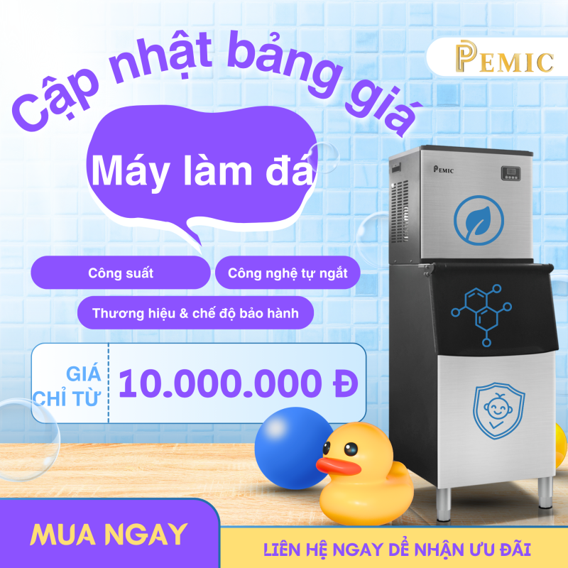 🧊 Cập nhật bảng giá máy làm đá viên mới nhất 2025 – Chi tiết từng model 1 Cập nhật giá máy làm đá