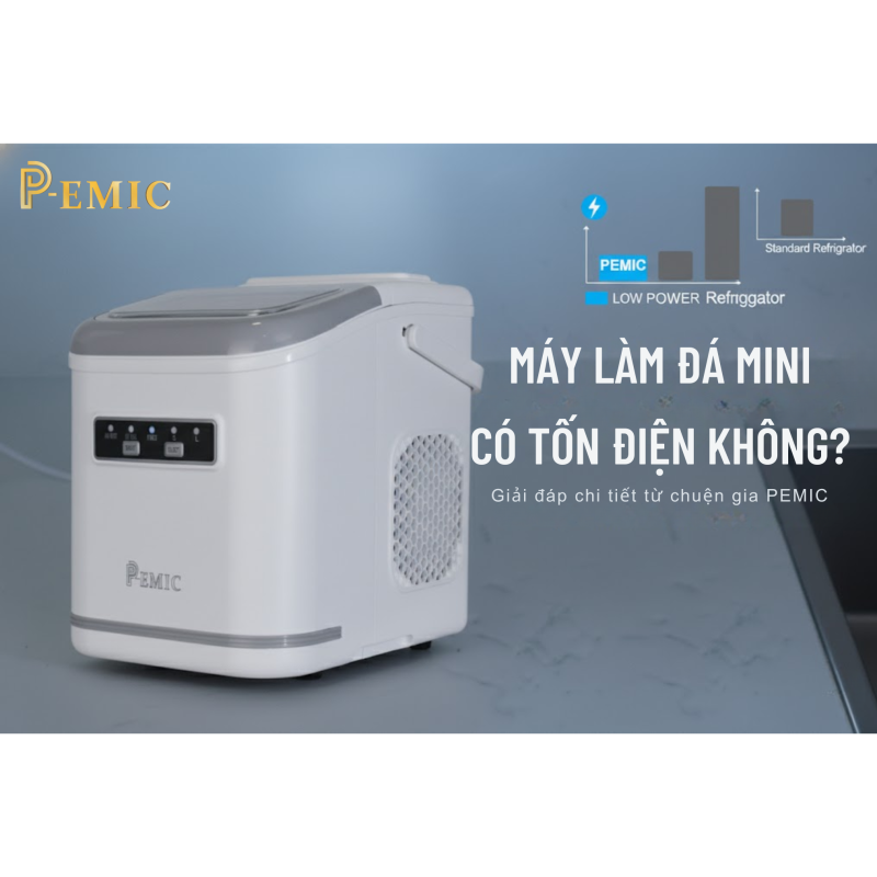 máy làm đá viên mini
