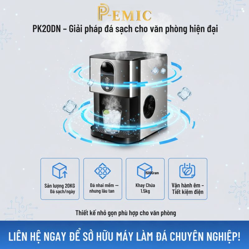 máy làm đá mini