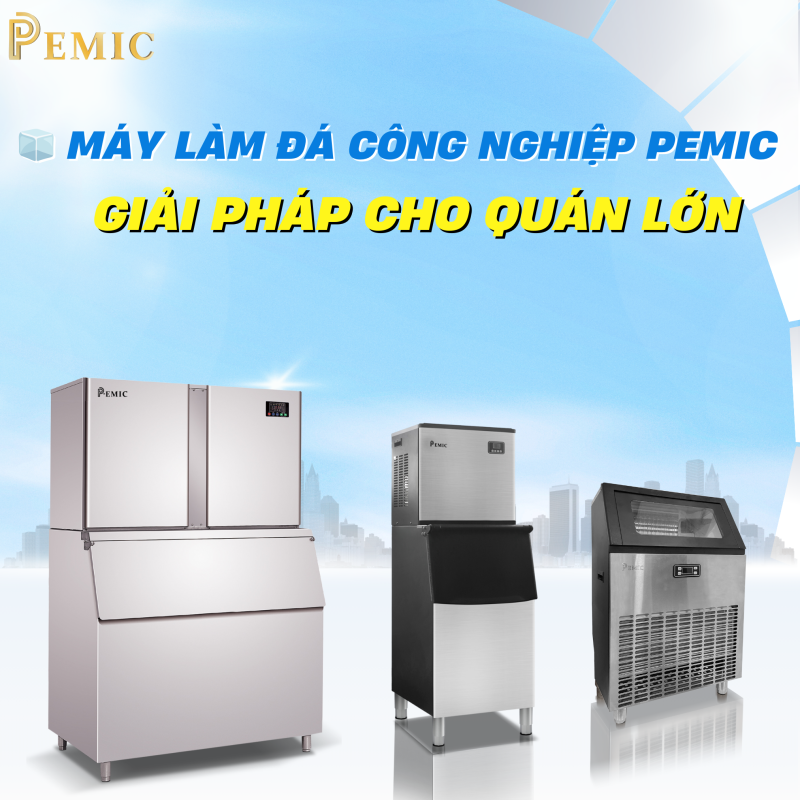 Bảo trì máy làm đá trước mùa cao điểm – Tránh hỏng máy, thiếu đá, mất doanh thu 3 máy làm đá