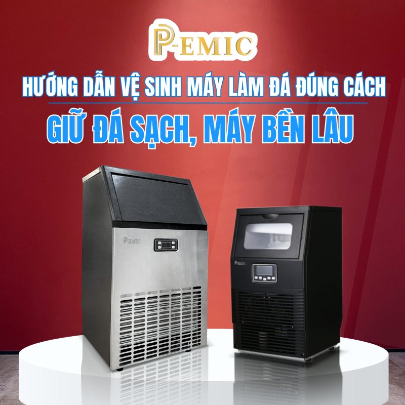Máy làm đá cho quán trà sữa – Tránh thiếu đá giờ cao điểm 3 máy làm đá