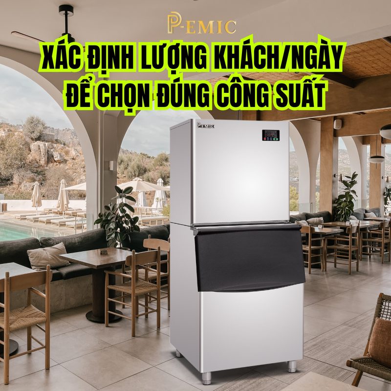 Làm sao để chọn đúng máy làm đá cho cửa hàng của bạn? 2 máy làm đá