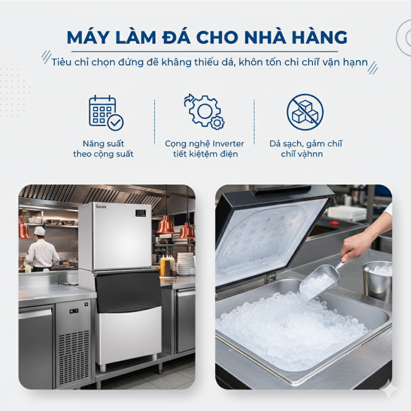 Giải pháp máy làm đá ổn định cho quán F&B năm 2026 3 Gemini Generated Image y4668fy4668fy466