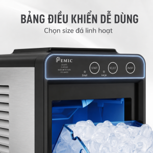 Máy làm đá mini PK-12U 10 bang dieu khien may lam da