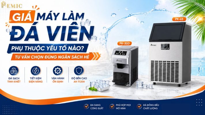 Giá Máy Làm Đá Viên Phụ Thuộc Yếu Tố Nào? Tư Vấn Chọn Đúng Ngân Sách Hè
